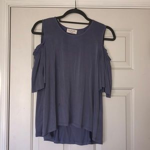 Purple Tank Off the shoulder